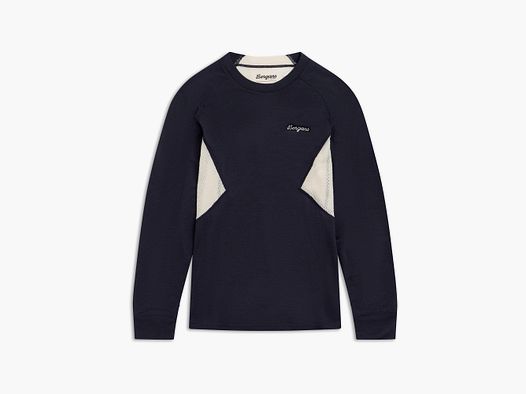 Bergans Inner:Pure Merino L/S Thermoshirt Women Light Dusty Blue/Cream XL