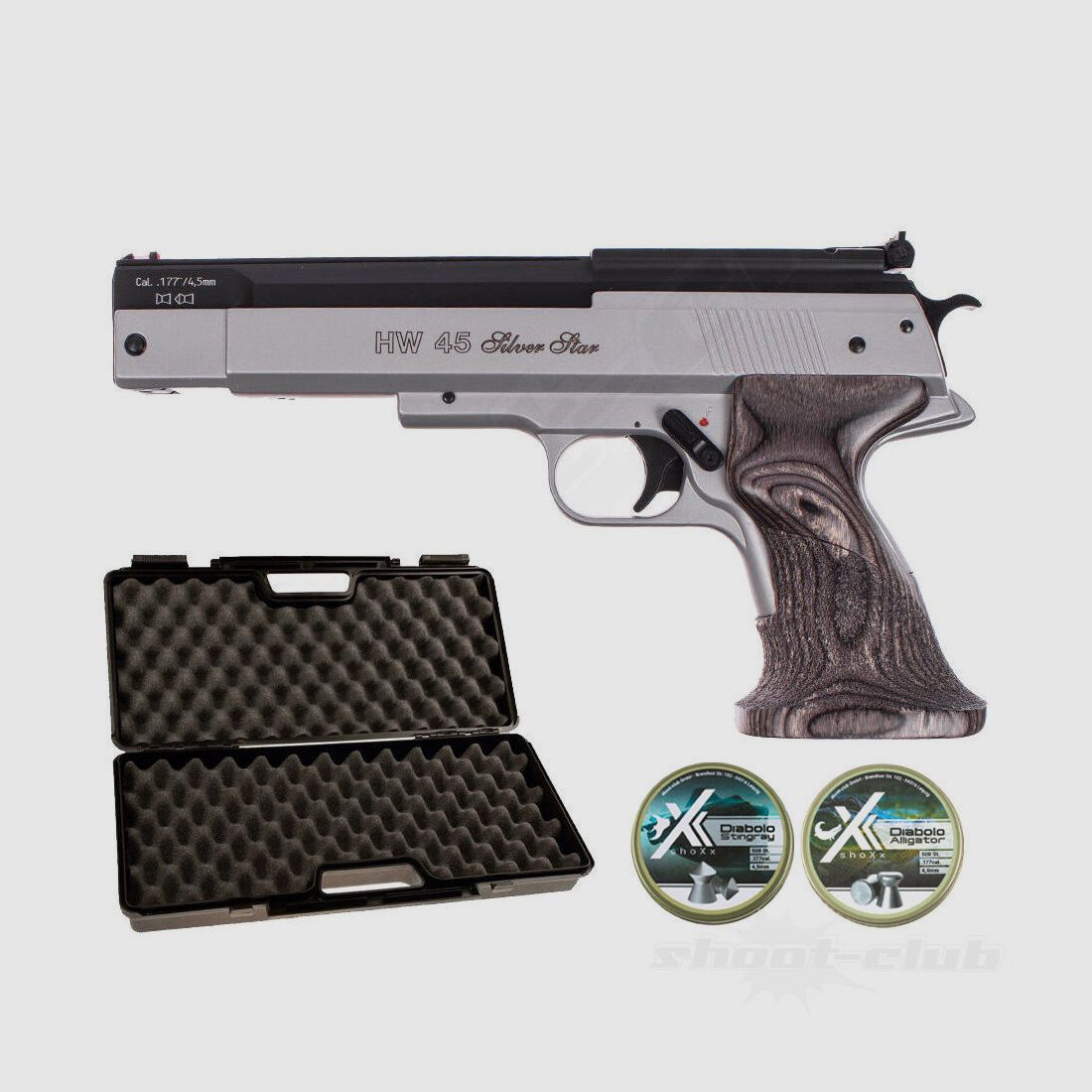 Weihrauch HW 45 Silver Star Koffer-Set