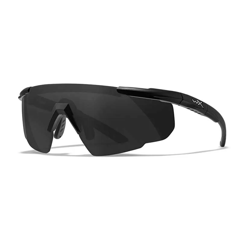 Wiley X SABER ADV glasses, Grey Matte Black Frame with bag – 302, image 1 of 6