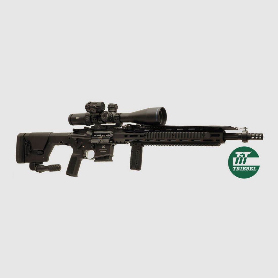 Schmeisser SL rifle AR15 DMR -18' with scope
