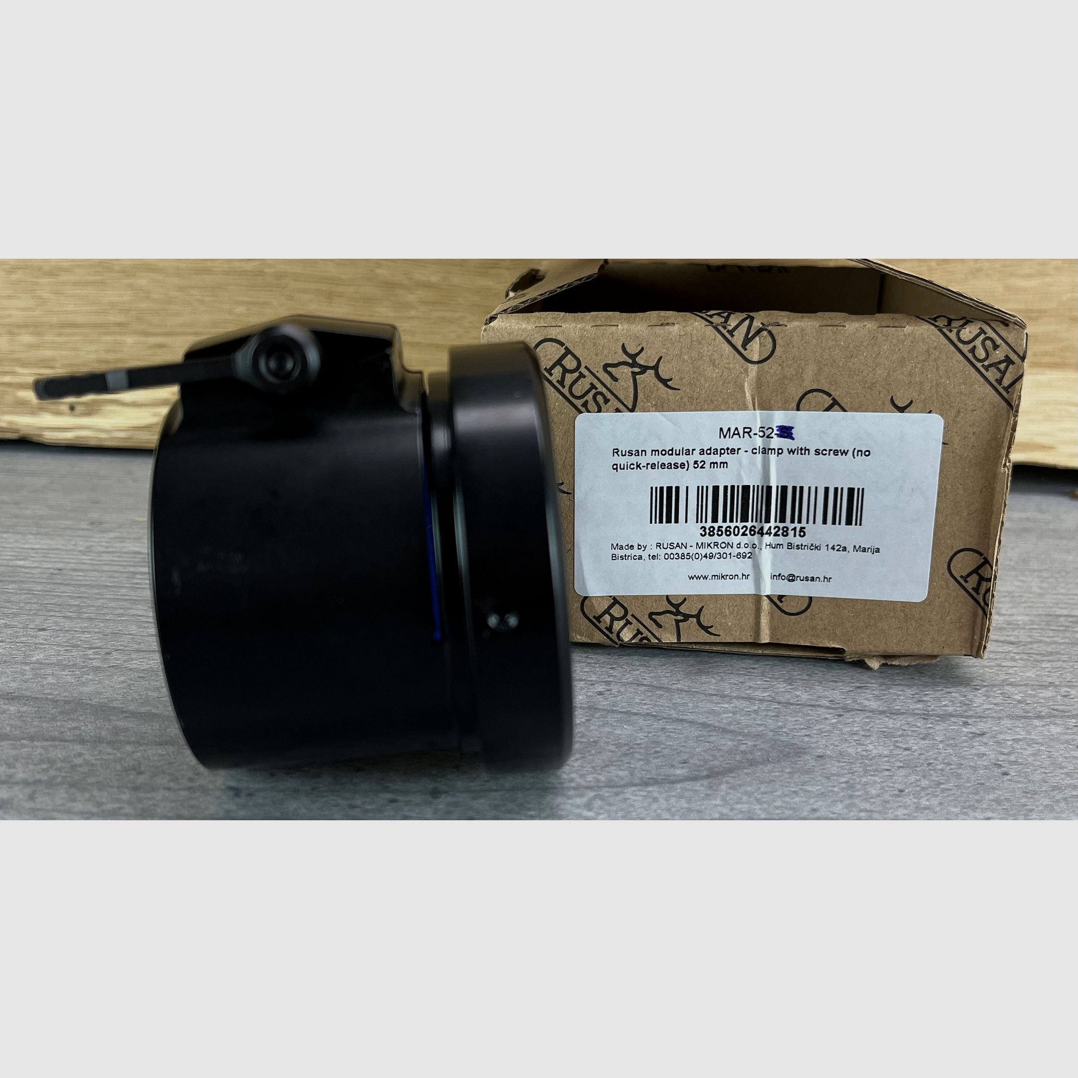 Wystawca Rusan MAR-52 adapter modułowy do obiektywów o średnicy zewnętrznej 52 mm