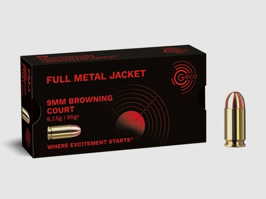 Geco Munitie 9 mm Browning Court .380 Auto /500, afbeelding 2 van 4