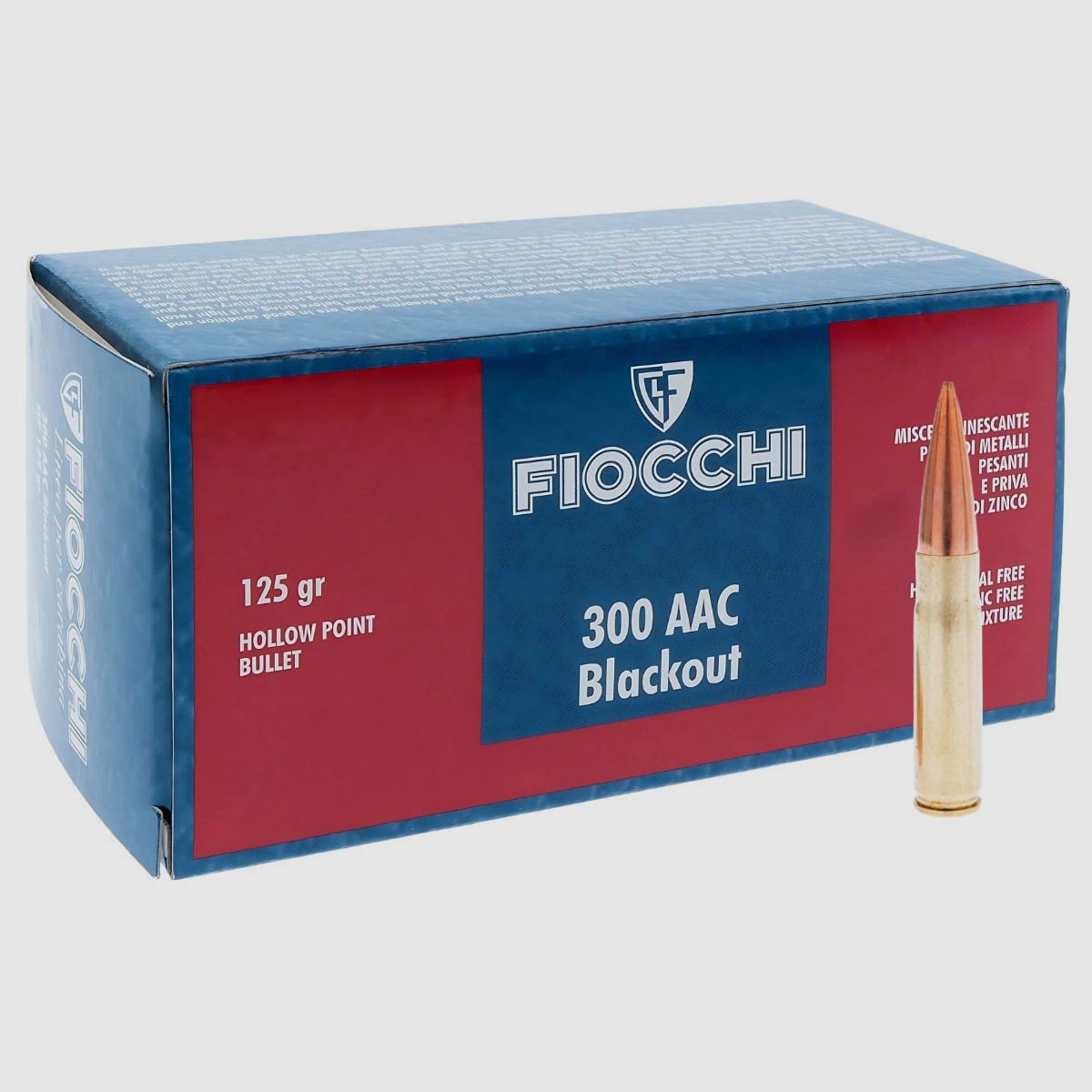 .300 AAC Blackout Fiocchi HP 125gr/8g, afbeelding 1 van 2