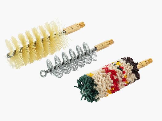 Set de trois brosses spirales pour armes à canon lisse