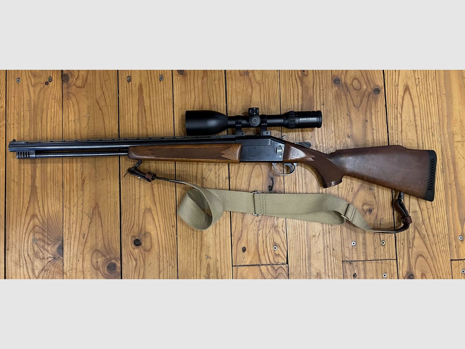 Tikka Bockbüchsflinte 12/70 und 222 Rem. mit Schmidt & Bender Zenith 2,5-10x56