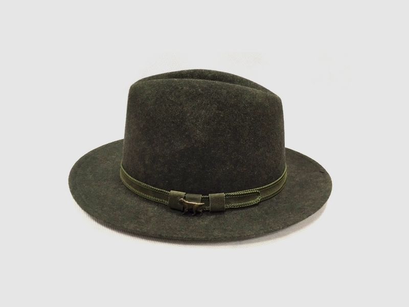 Hunting hat, decorative leather band with hound 20037310 /315, image 3 of 3