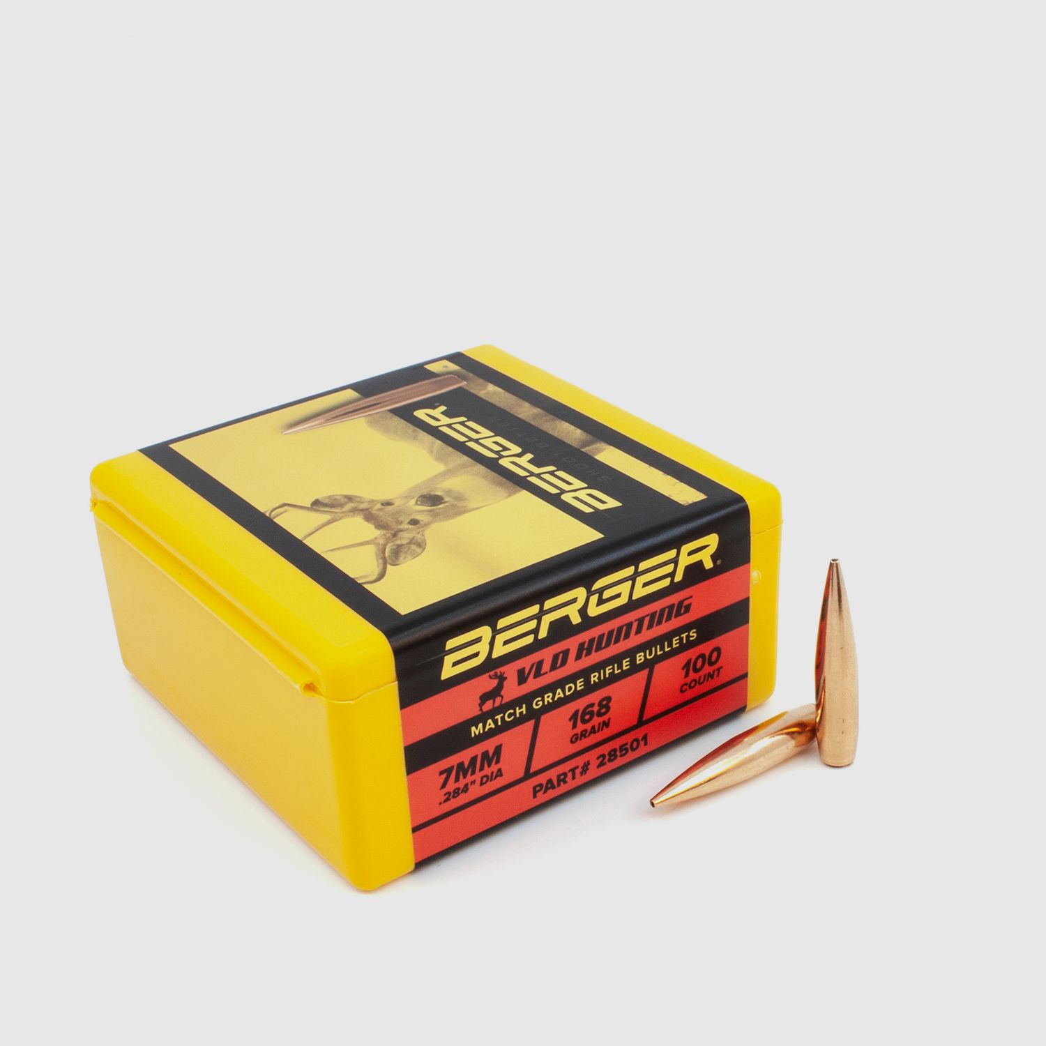 Berger Geschoss 7mm/.284 VLD Hunting 168GR 100 Stück