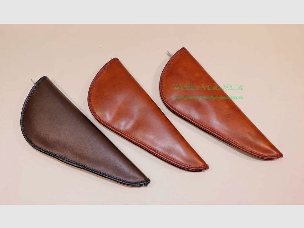 unknown handgun case leather 40cm x 17cm