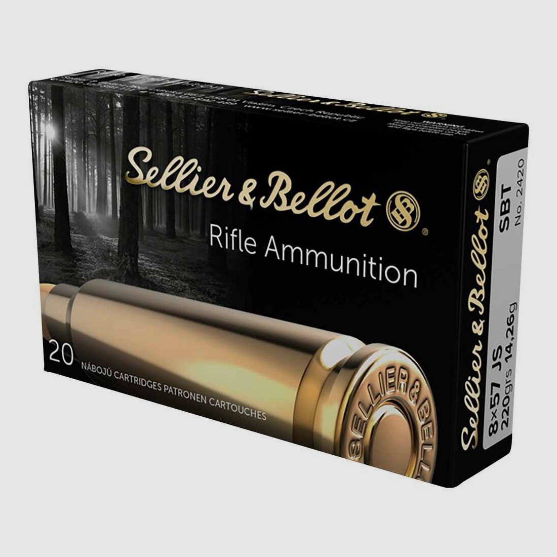 8x57 IS Sierra GK 14,3g/220grs. Sellier & Bellot