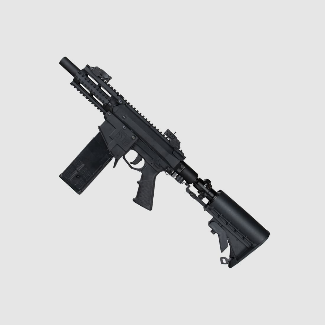 Milsig M17 CQC A2 Valken Hybrid Edition Paintball Markierer (schwarz)