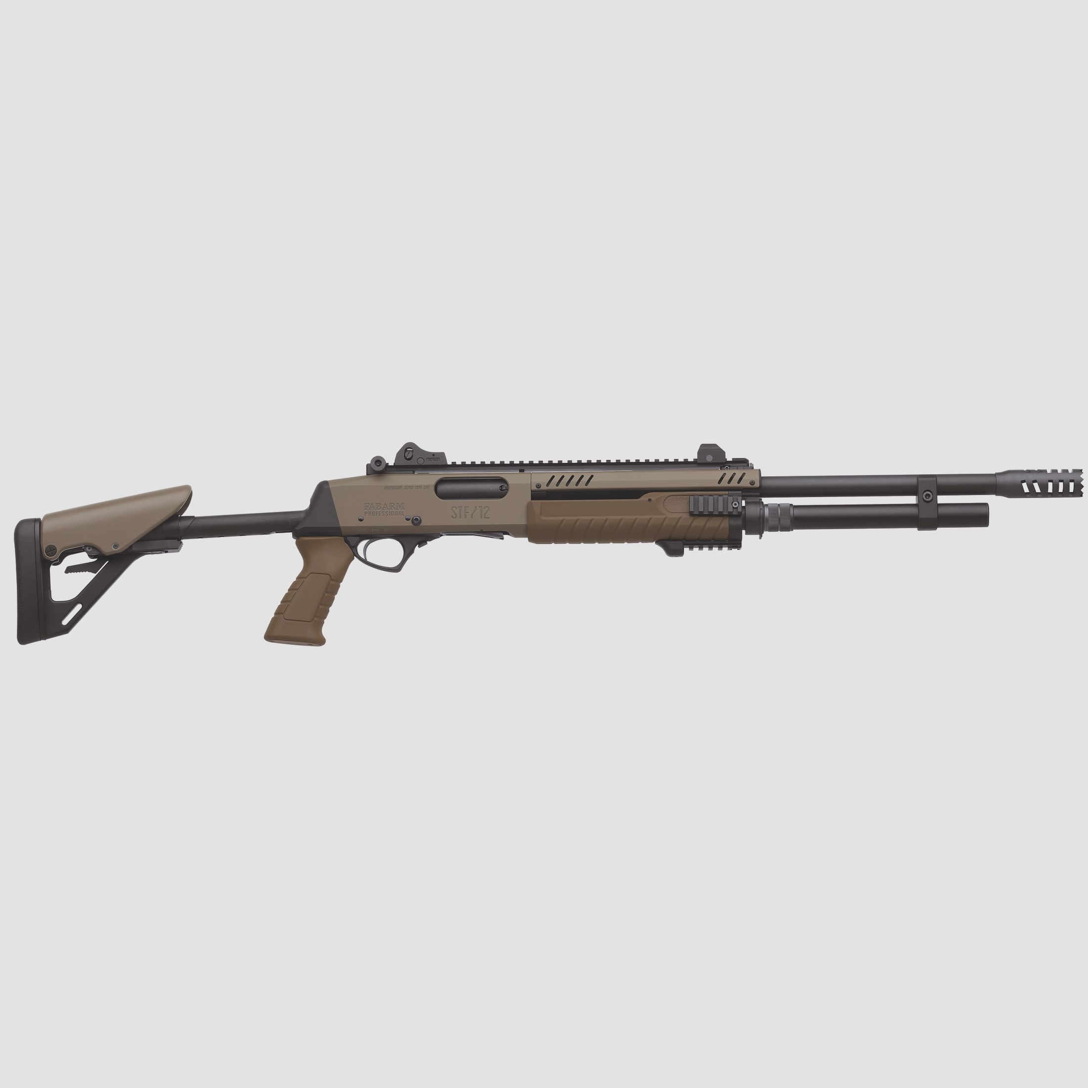 Fabarm STF12 Telescopic Flat Earth, Kaliber 12/76 || Vorderschaftrepetierflinte