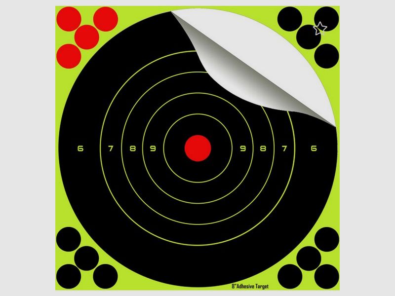 Target Sports cibles adhésives Splatter Burst, 8'', grandes, P/25