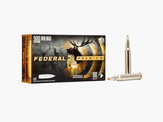Federal 300 Win.Mag. 180gr Trophy Bonded Tip Vital Shok