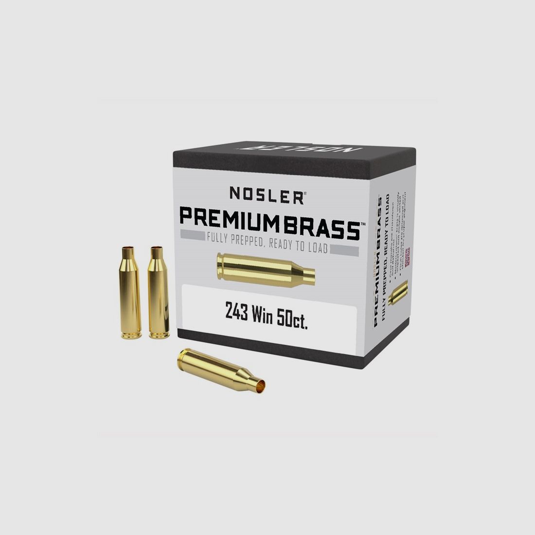 NOSLER 243 WINCHESTER CARTUCCE 50/BOX, immagine 1 di 2