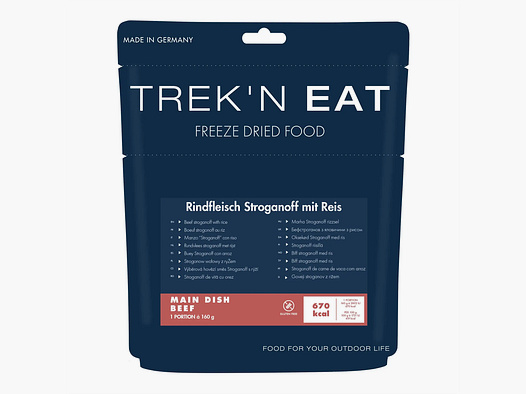 Trek’n Eat Trek’n Eat Rindfleisch Stroganoff mit Reis