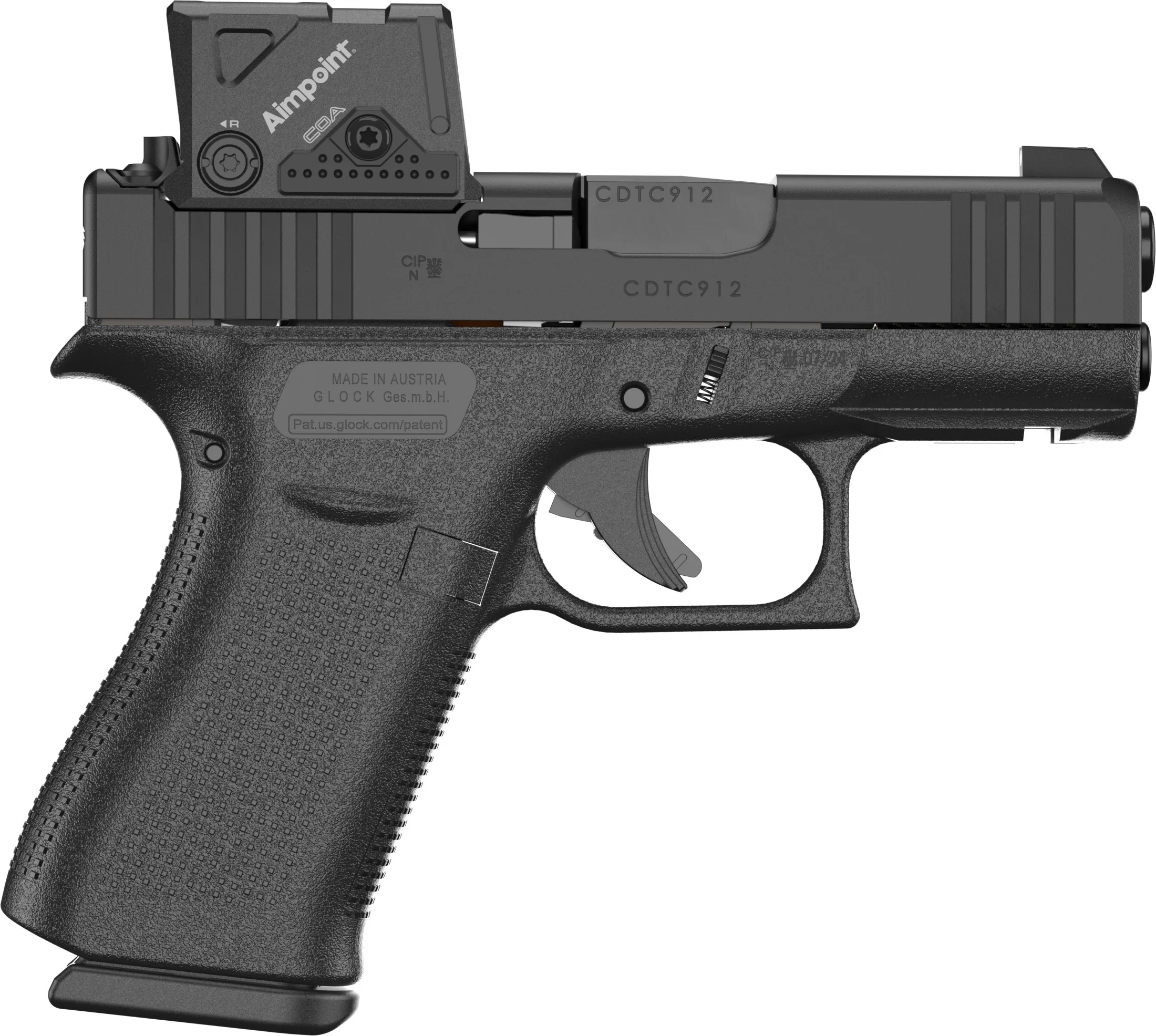 GLOCK 43X MOS/FS Gen5 A-CUT™ COA™ COMBO, billede 2 af 3