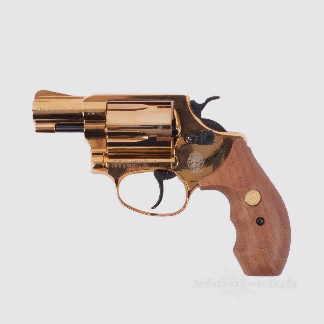 Smith & Wesson Chiefs Special Gold Schreckschuss Revolver 9 mm R.K.