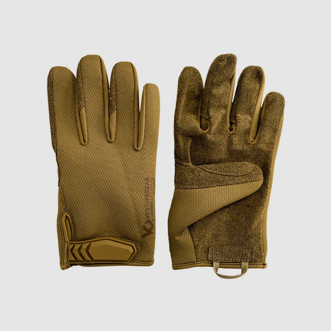 Venture Gear Tactical Hook & Loop Gloves L Tan