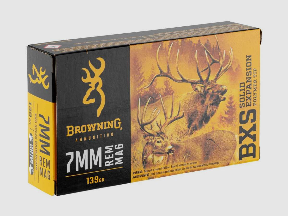 Browning 7mm Rem. Mag BXS 139 grains / 9 g - 7mm Rem. Mag. BXS 139 gr / 9 g, Bild 4 von 4