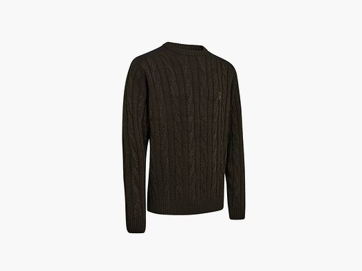 DEERHUNTER Randall Strickpullover mit Rundhalsausschnitt Art Green