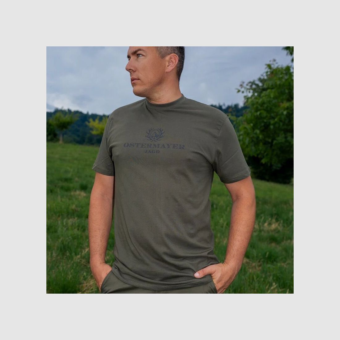 Ostermayer Jagd Logo T-Shirt Herren - Ostermayer Jagd