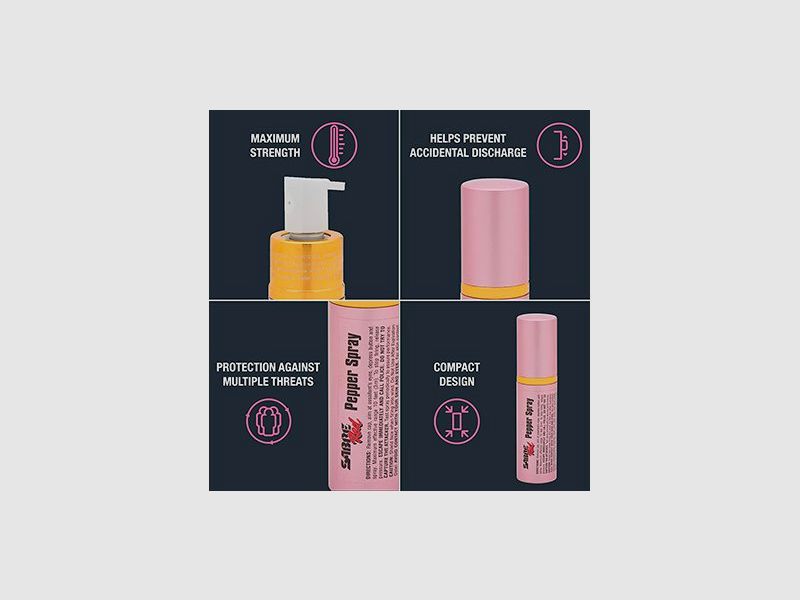 2in1 Lippenstift Pfefferspray – Sabre Red, Bild 2 von 5