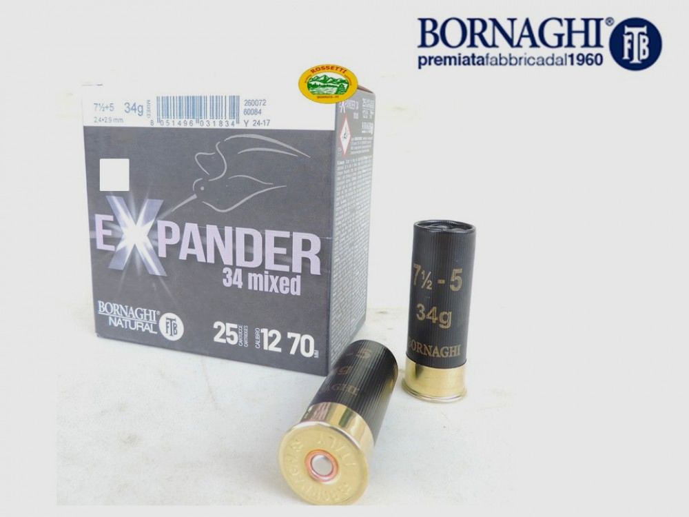 BORNAGHI Patronen Expander MIxed Kal.12 pb.7,5+5
