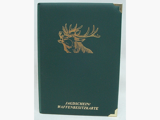 Étui de permis de chasse cerf -