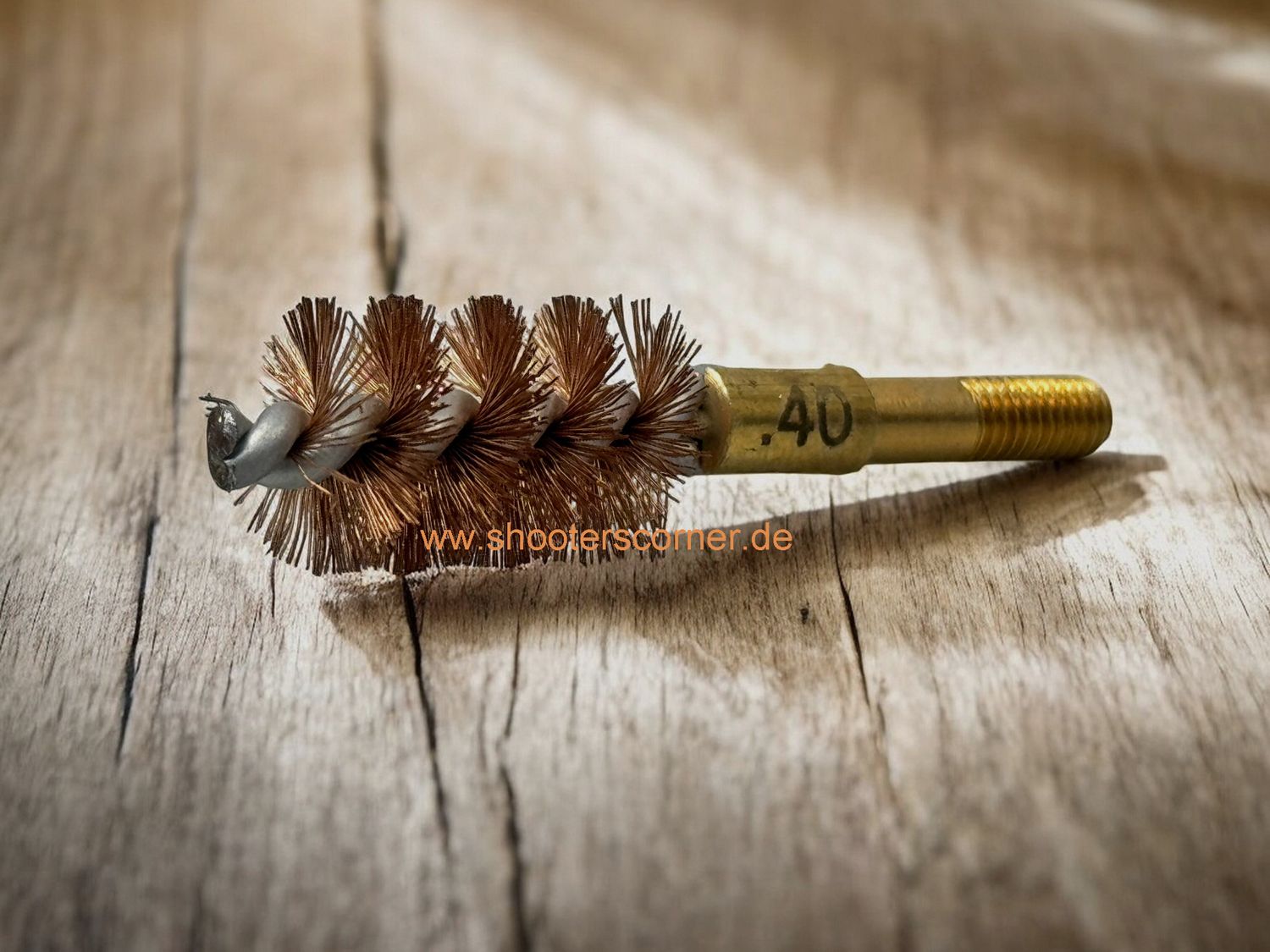Brosse de nettoyage Niebling bronze courte Cal. 40 arme de poing