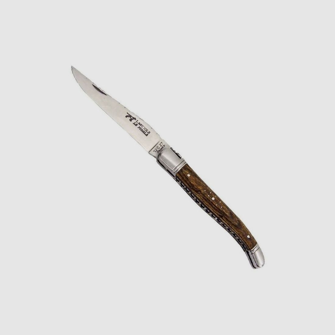 Laguiole Taschenmesser Griff Bocotte geschmiedet §42a WaffG konform legal führen