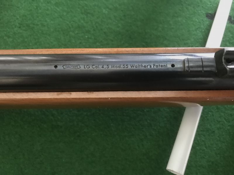 Luftgewehr Walther LG55 Matchgewehr mit Diopter