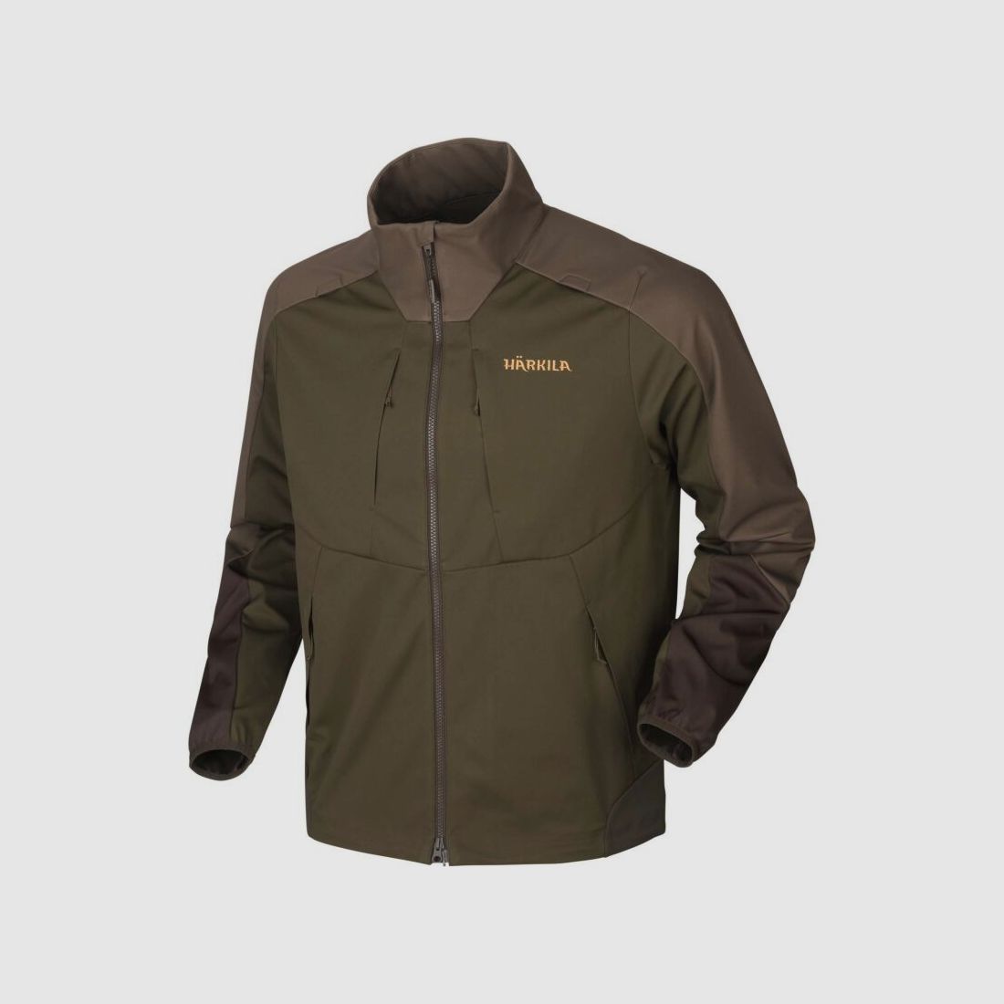 Härkila Magni Fleecejacke Willow green/Shadow brown