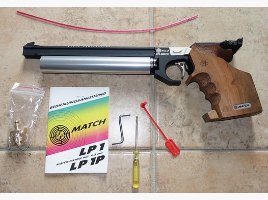 Steyr air pistol LP Match pistol / Service + new parts for € 300,- / Left or right hand grip