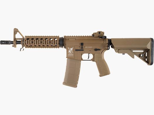 AR15 CQB-R ALPHA Vollmetall Delta Armory Tan S-AEG Airsoft Gewehr Frei ab 18 Jahren
