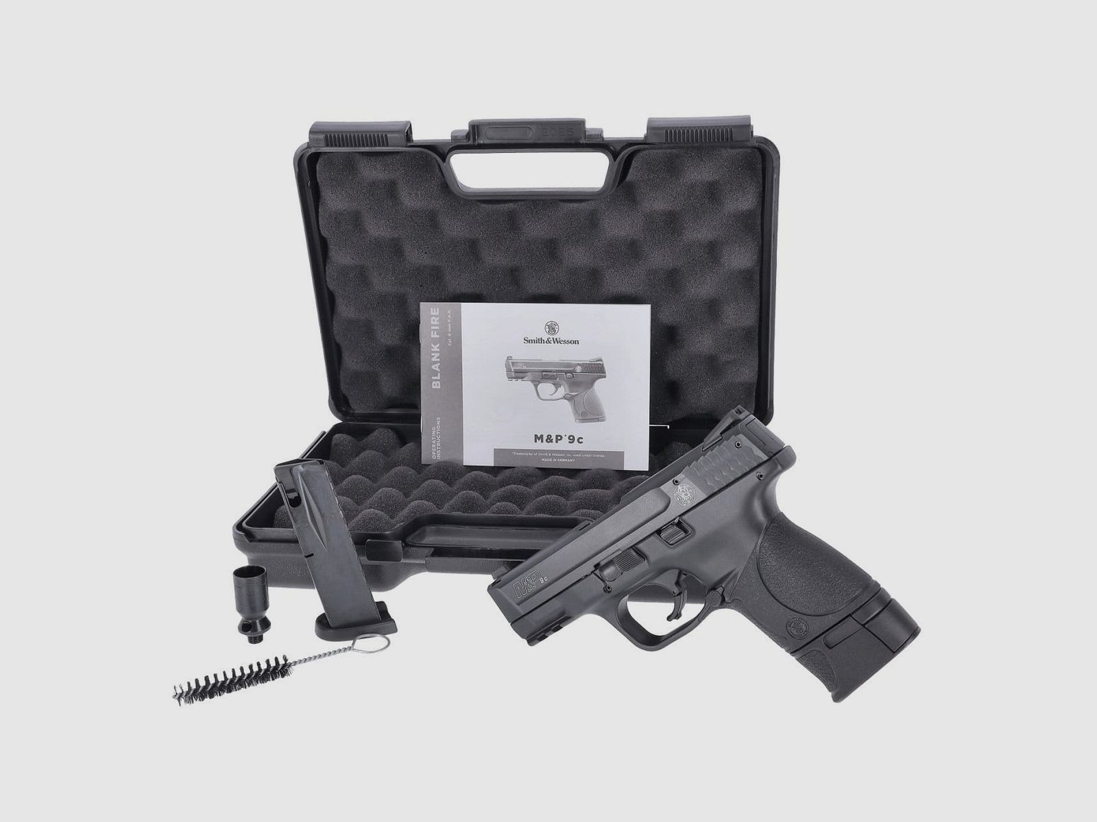 Smith & Wesson M&P9c 9 mm P.A.K. pistola a salve inclusa 2 caricatori, immagine 3 di 3