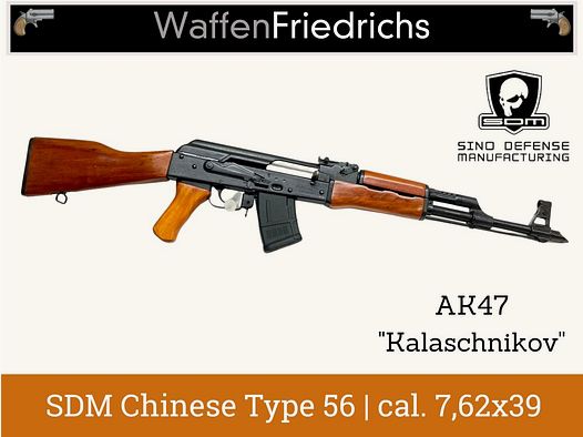 SDM | SINO DEFENSE MANUFACTURING	 Tipo chino 56 | AK47 - "Kalaschnikov" - Waffen Friedrichs
