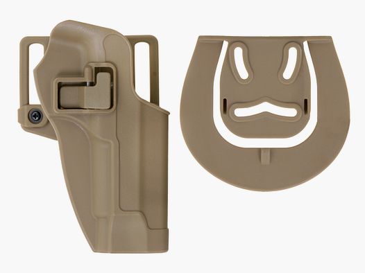 Quick-Draw Pistol Holster with Locking Mechanism for M9 - Tan [CS]