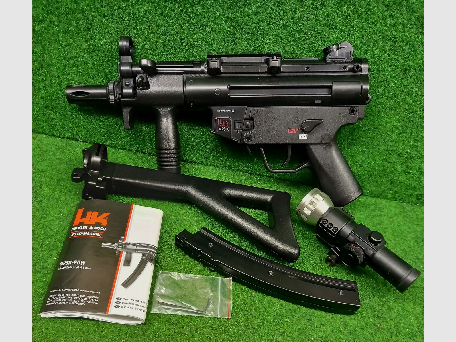 CO2 H&K MP5 Airgun im Kaliber 4,5 mm Stahl BB