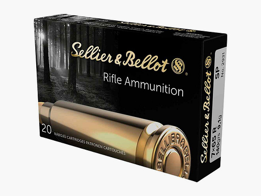 7x65 R Teilmantel 9,1g/140grs. Sellier & Bellot