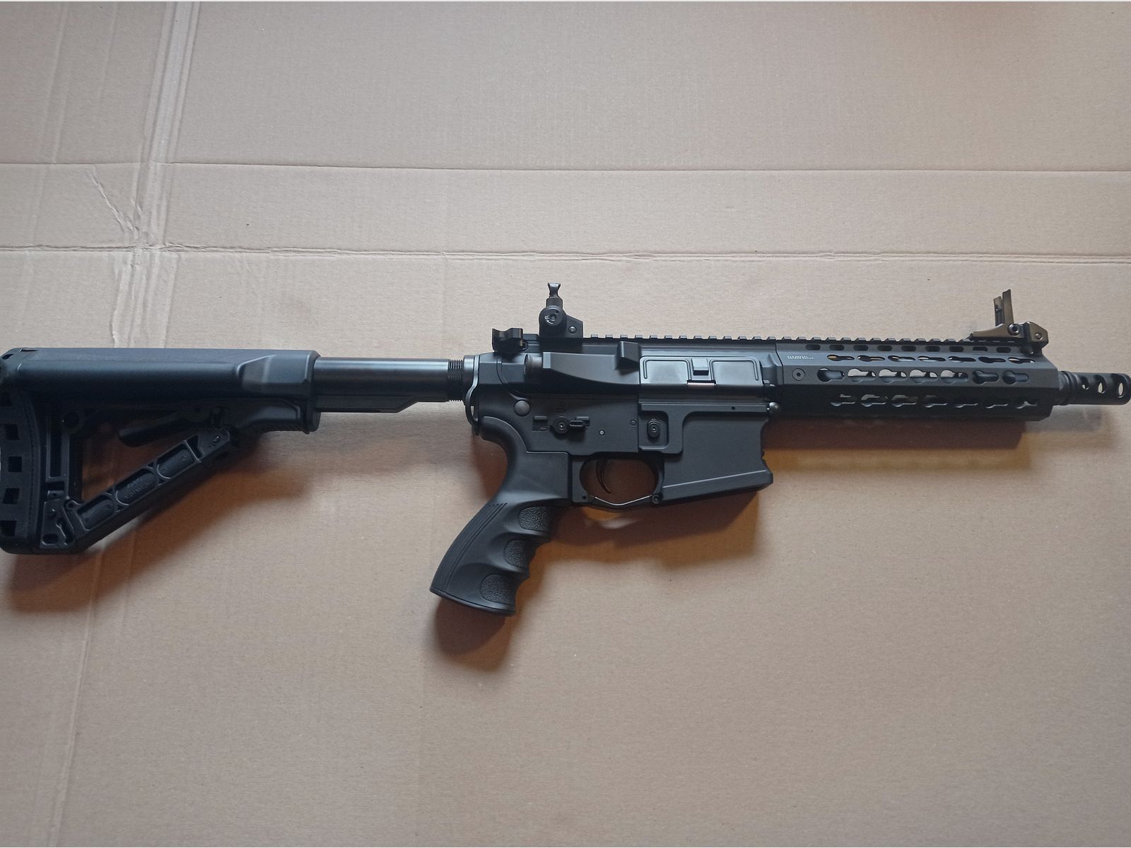 Airsoft AEG Gewehr G&G GC16 SR CQB 0,5J mit Zubehör