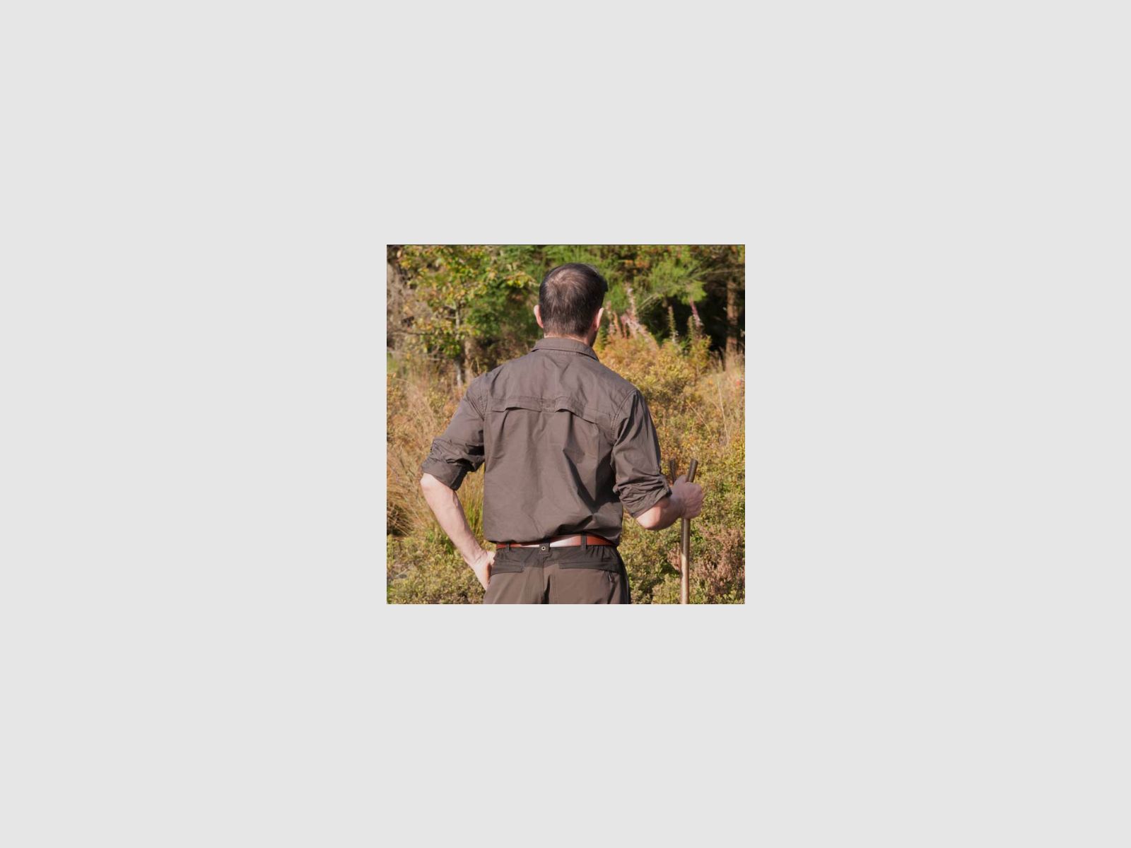 SHOOTERKING Forest Shirt Strech Hemd Braun