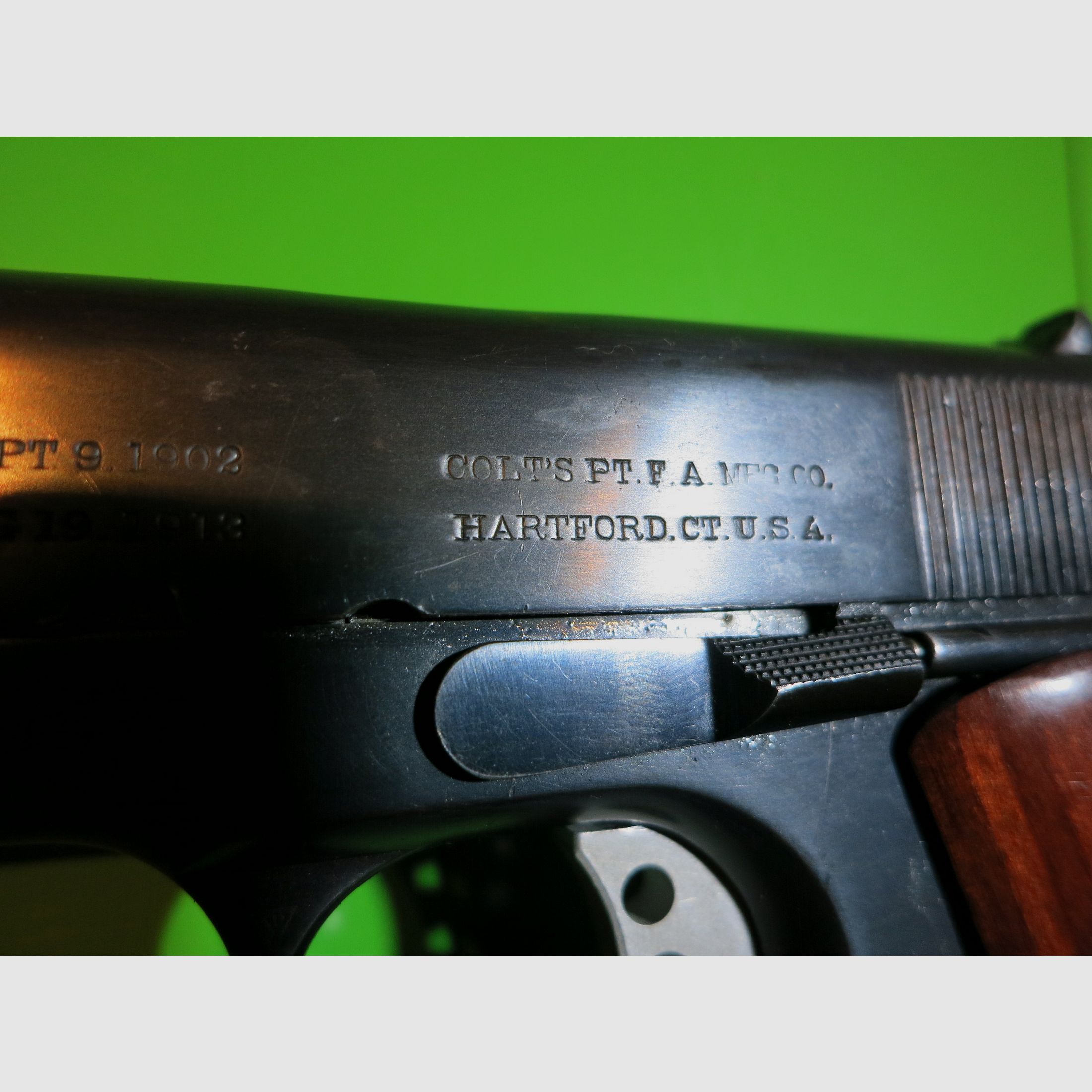 COLT 1911 Marina Argentina -Commercial-Government aus 1914- .45 Auto, Sammlerwaffe     #40-, Bild 10 von 14