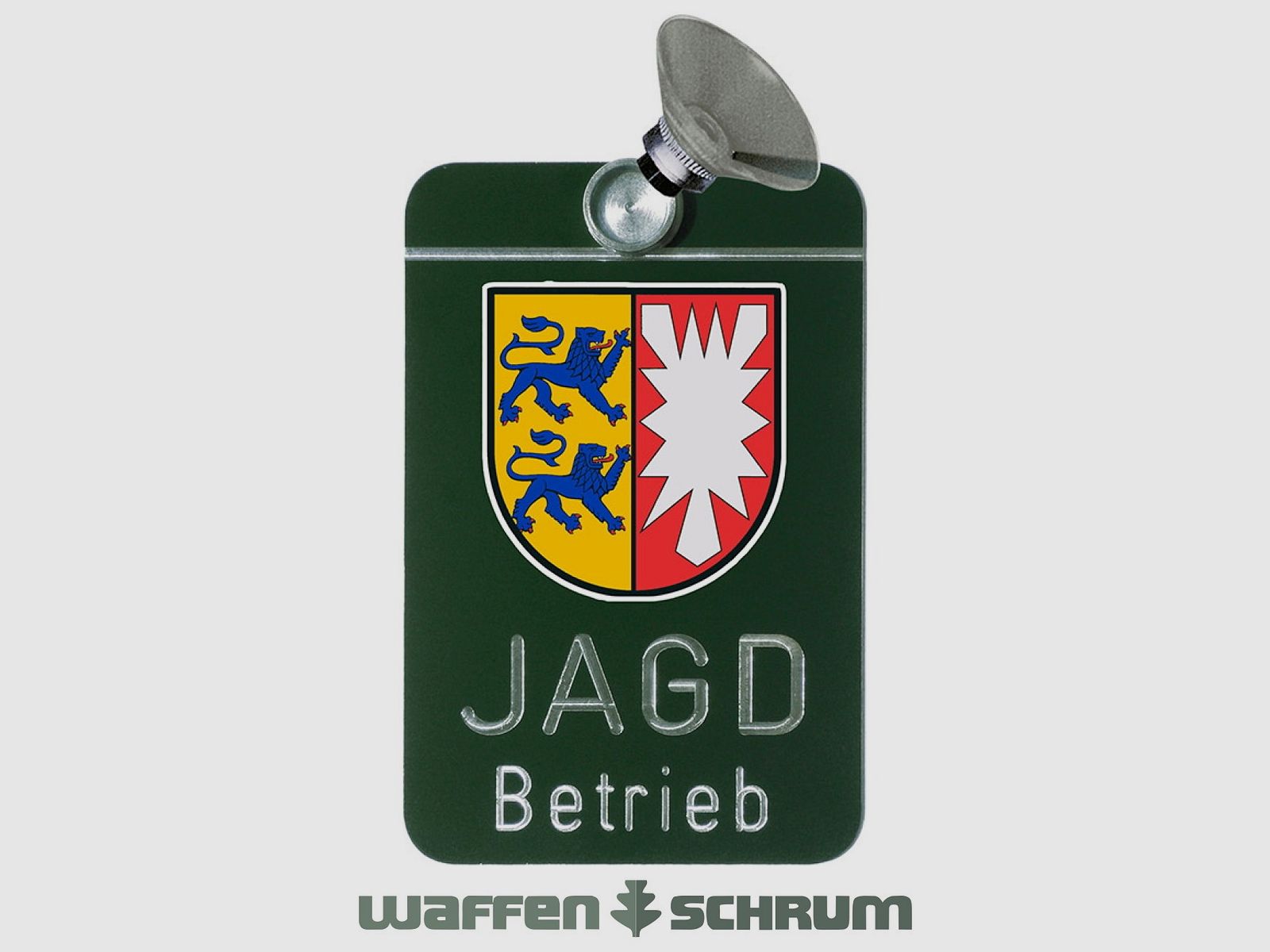AKAH Autoschild - Jagdbetrieb Schleswig-Holstein Aluminium