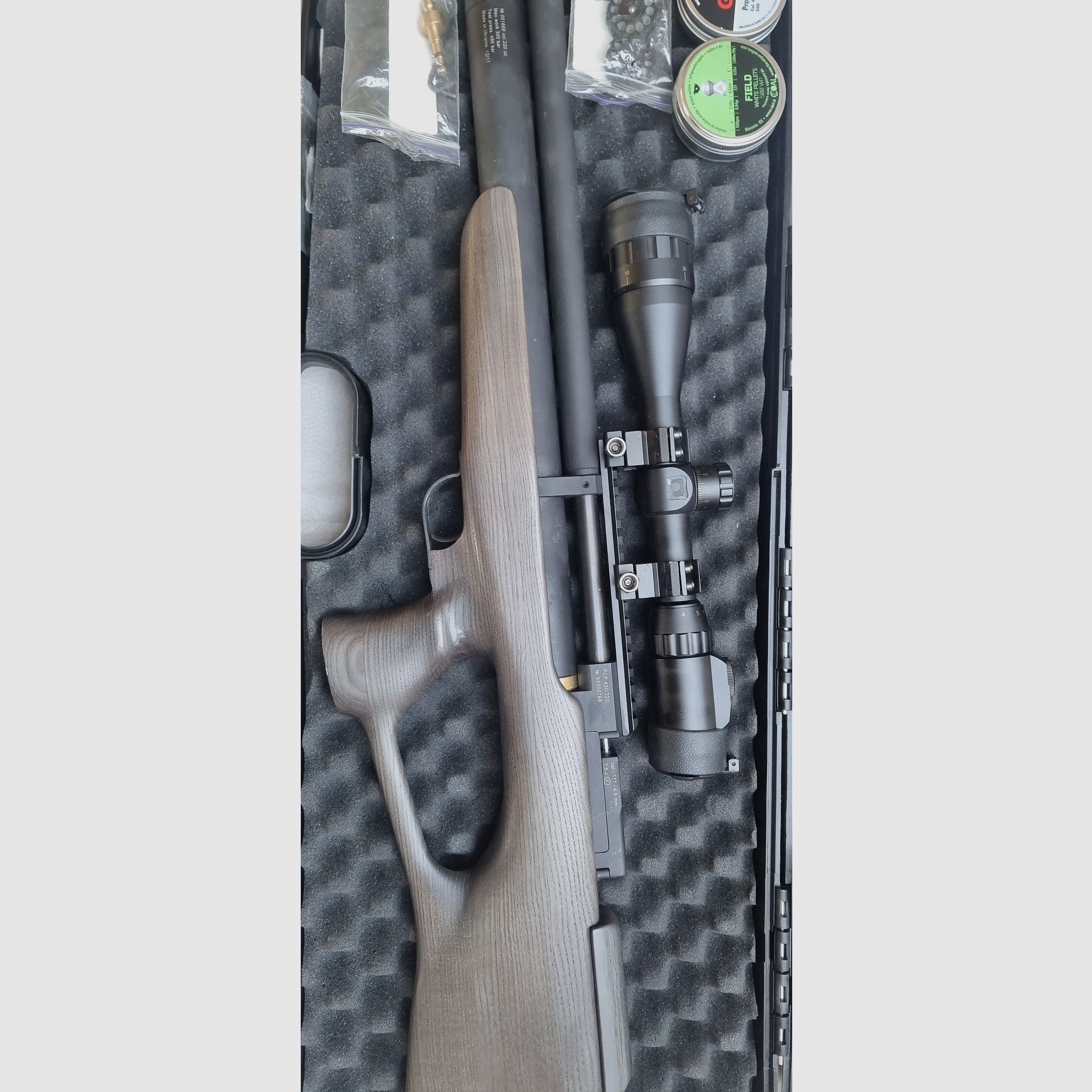 Reserviert Zbroia Kozak Pressluftgewehr Bullpulp mit  4 Magazinen, Pumpe usw