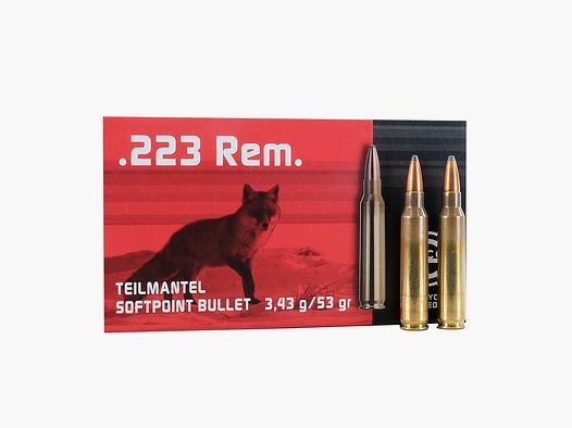 Geco .223Rem TM 3,4g /53gr Büchsenpatronen