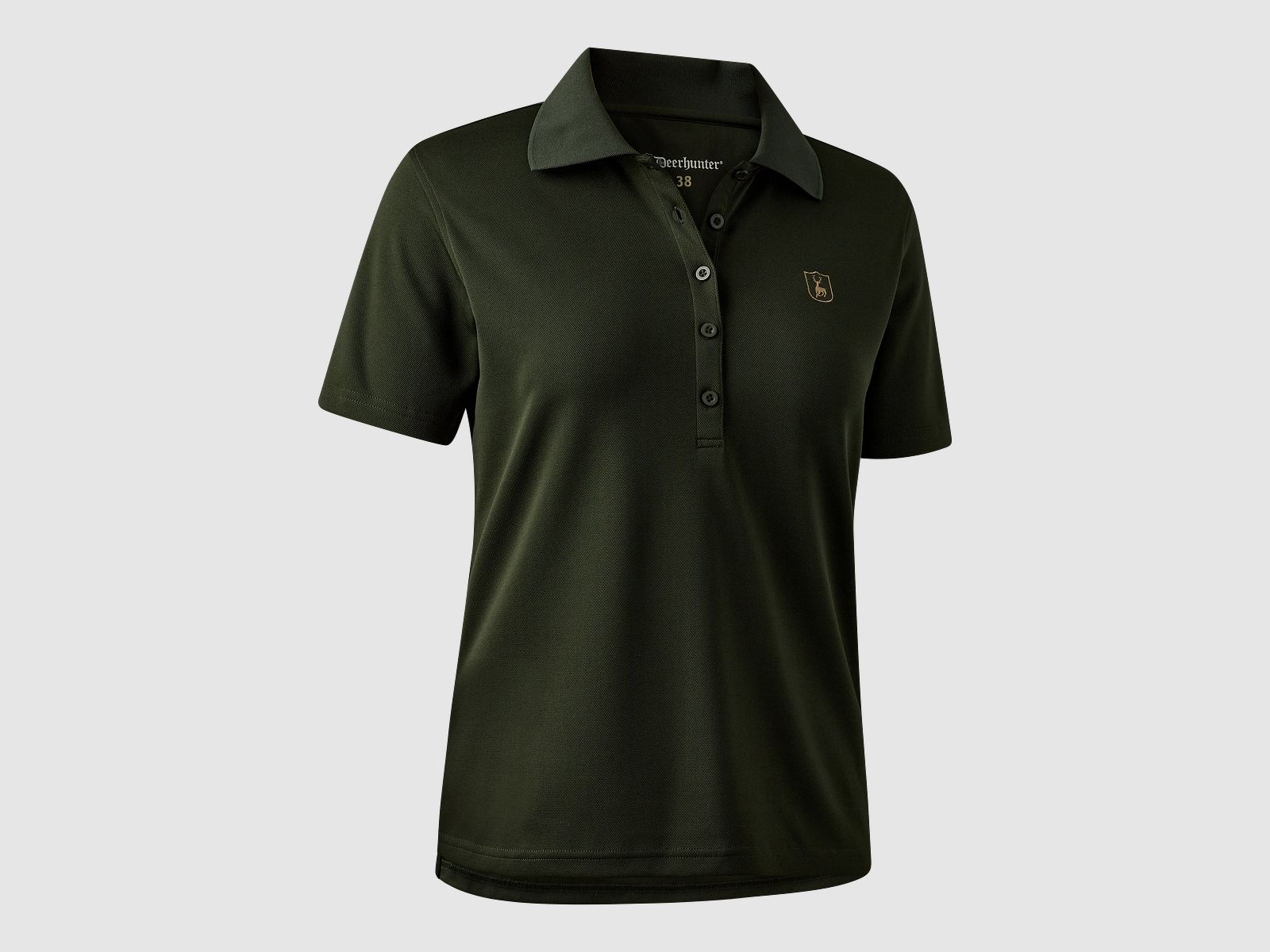 Lady Climate Poloshirt mit 37.5® Technology - Forest Ember – Kleidergröße Damen: 36
