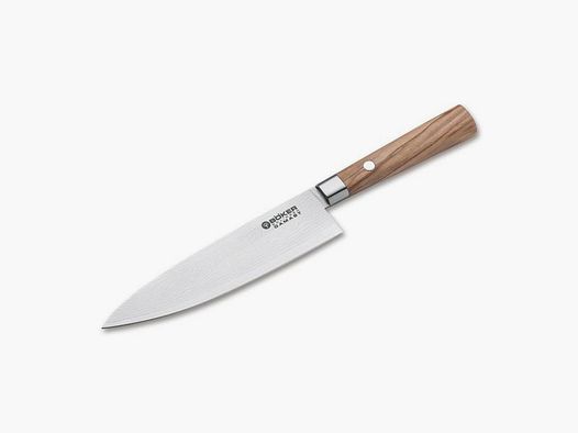 Böker Damast Olive Chefmesser Klein