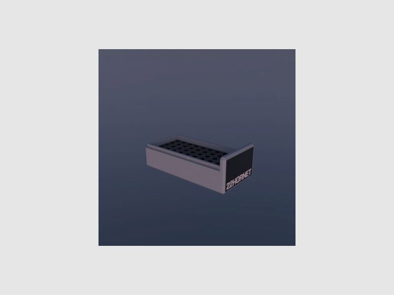 Filamelt Munitionsbox / .22 Hornet / ‘Schiebedeckel’ / Patronenbox, Ammo Box