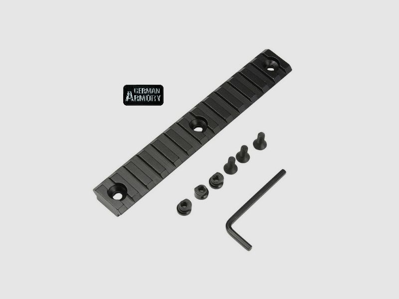 Picatinnyrail Zero für Keymod-Systeme RIS 13 Slots AR15 AK 47 74 DPMS Hera SIG