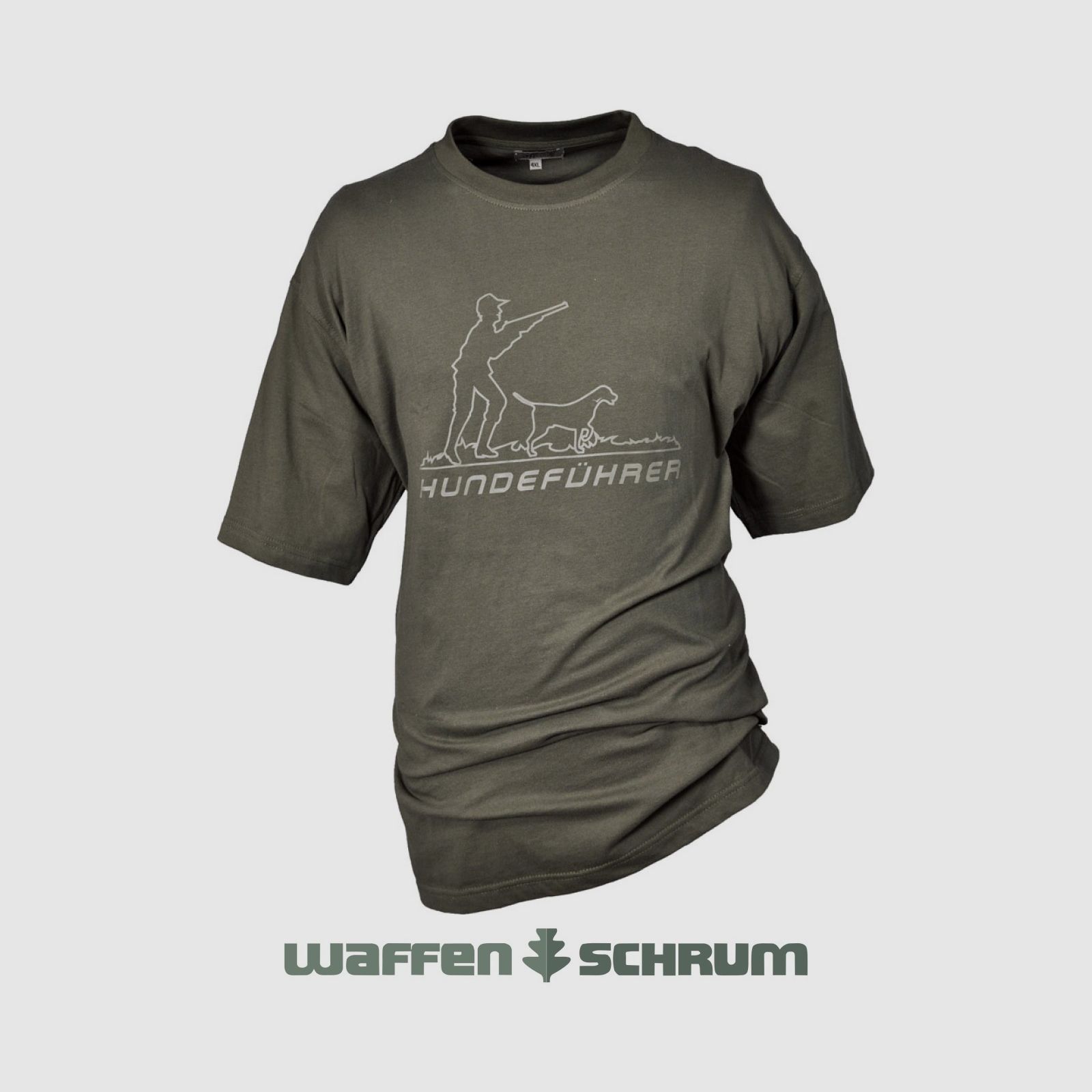 Hubertus T-Shirt Hundeführer Oliv
